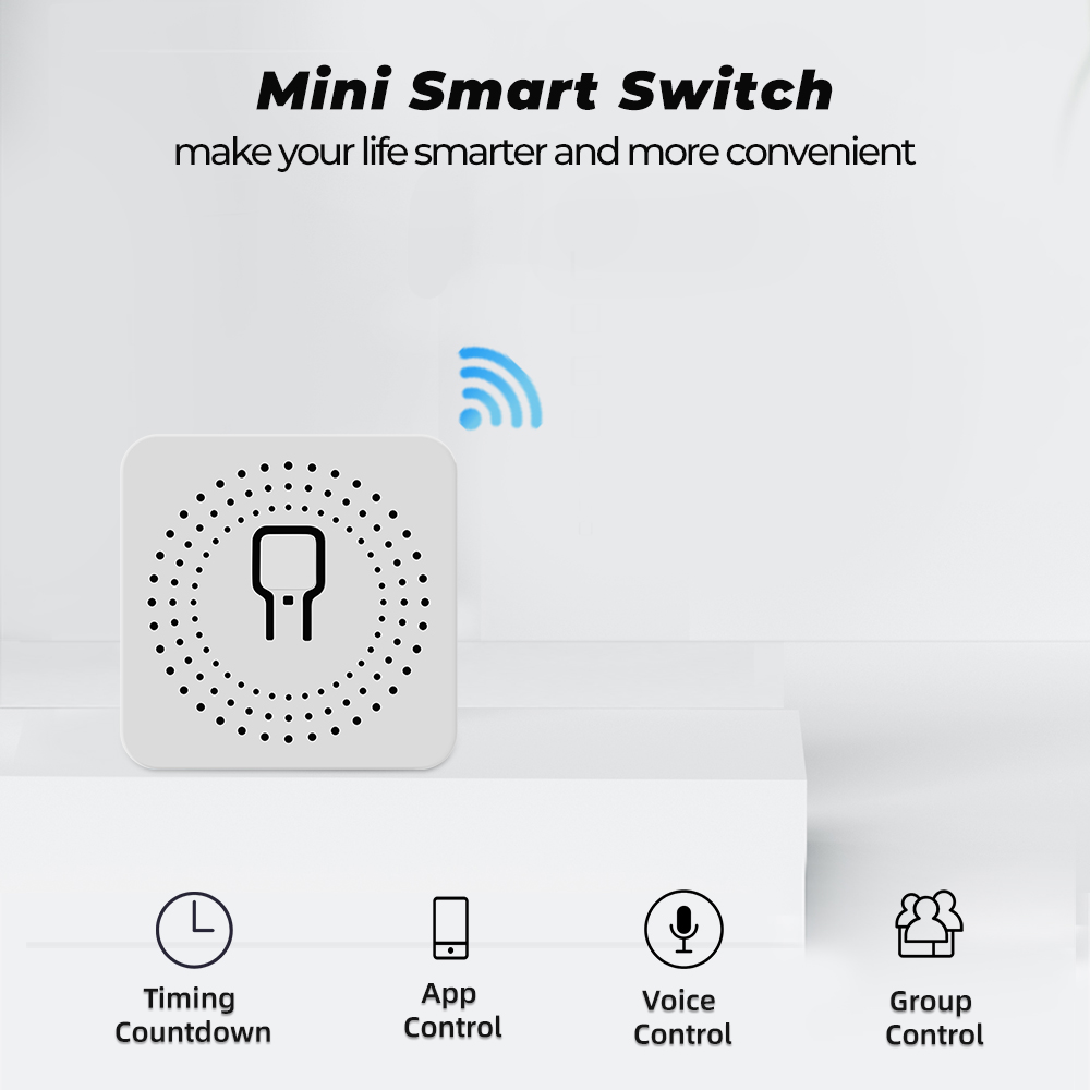 Tuya Wifi Mini Smart Switch A Way Diy Switches Smartlife App Timer