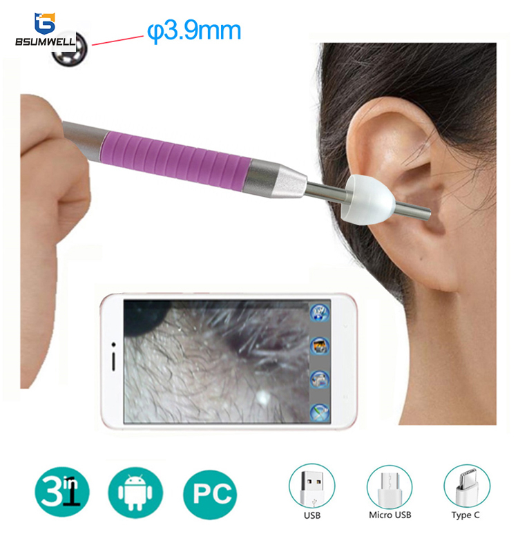 PSER004 Ear Endoscope Camera Buy 3.9mm waterproof ear endoscope, 3