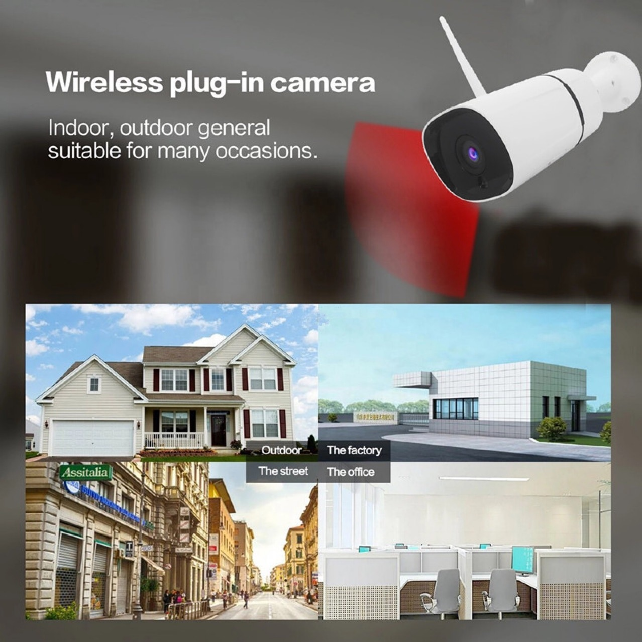 1080P Outdoor Waterproof Wireless IP Security CCTV Cam 2MP Tuya Smart Wifi Network Bullet Surveillance CCTV Camera