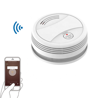 Home Security Alarm Tuya Smart Wifi Smoke Detector Sensor 80DB Alarm Fire Smoke Detector Fire Protection WIFI Smoke Sensor