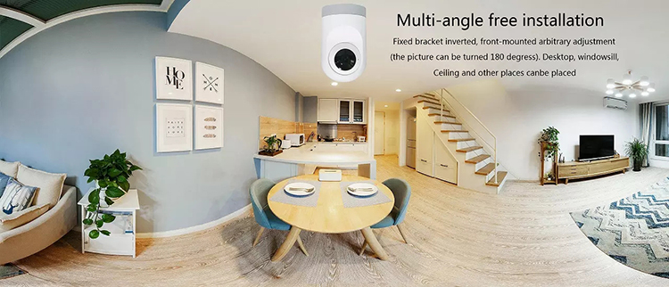 Tuya Smart Camera 1080P Auto Tracking Ai Cloud Storage Wireless Baby Monitor 360 Degree WiFi Home Security PTZ Indoor Camera 