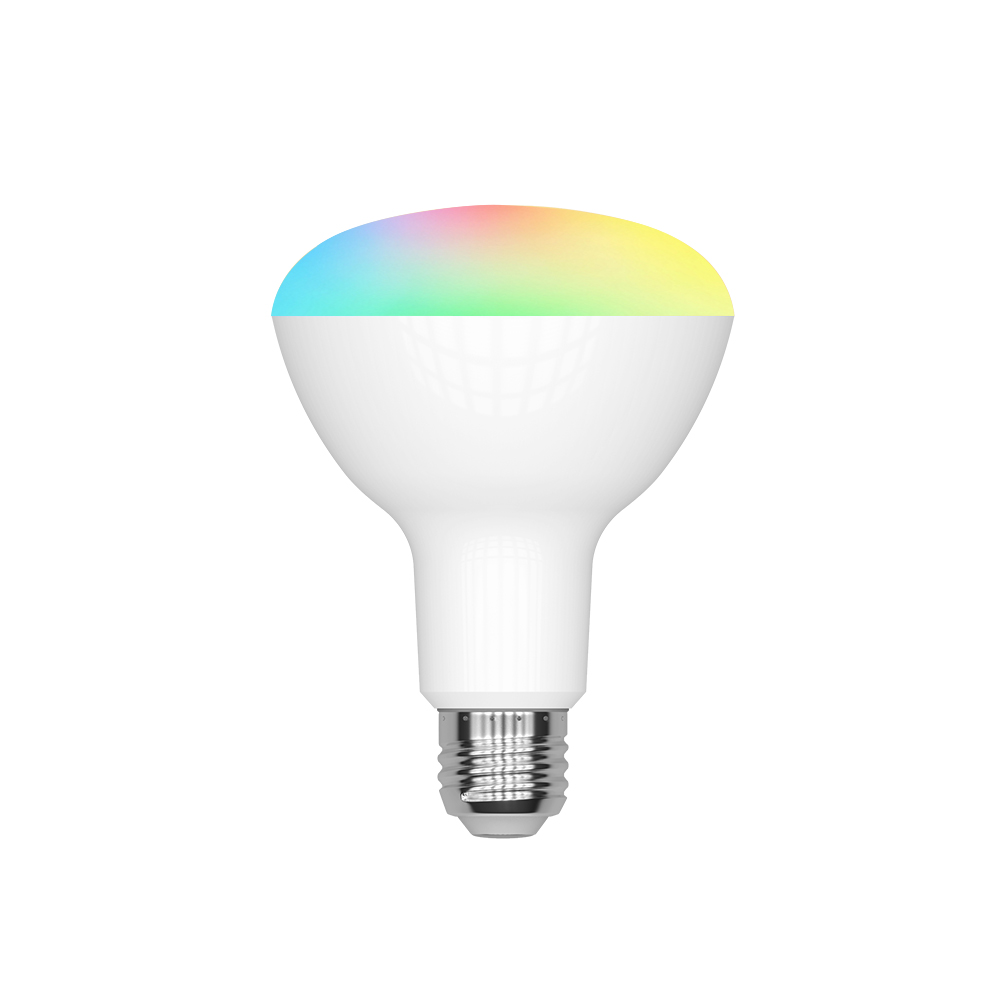 RGB+W+C E26 E27 Remote Control Wifi Led Flickering Flame Bulb Smart Home RGB+CW 12W Smart bulb Support Aleax google home