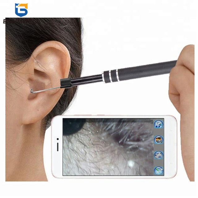 PSER003 Black Ear Endoscope Buy black Ear Endoscope, 5.5mm