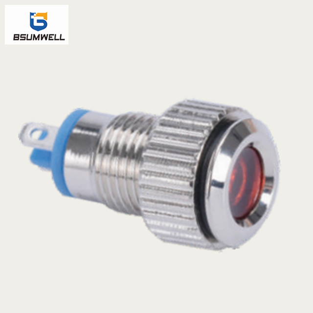 Waterproof metal pushbutton & indicator
