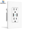  PS-US005 Wifi outlet (2 US type AC outputs+2 USB outputs) Work with Alexa