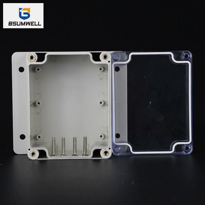 115*90*68mm IP67 Waterproof ABS PC Plastic Junction Box with Ear