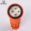 IP67 Australia Standard 56PA440 three phase 250V/500V 40A 4 round pin Waterproof Angled industrial plug with CE Approval