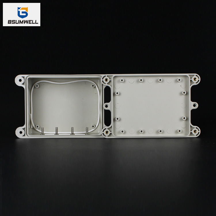 125*100*52mm IP67 Waterproof ABS PC Plastic Junction Box with Ear