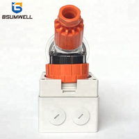 Australia Standard 56PA550 three phase 440V/500V 50A 3P+E+N 5 round pin Waterproof Angled industrial plug with CE