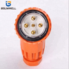 Australia Standard 56PA520 three phase 250V/500V 20A 3P+E+N 5 round pin Waterproof Angled industrial plug with CE Approval