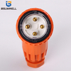 Australia Standard 56PA410 10A three phase 250V/500V 4 round pin Waterproof industrial Angled plug with CE SAA Approval
