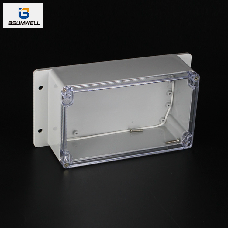 200*120*75mm IP67 Waterproof ABS PC Plastic Junction Box with Ear