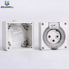 Australia Standard Three phase 56SO332 3 Round pin 250V 32A Electric waterproof industrial socket with CE Approval