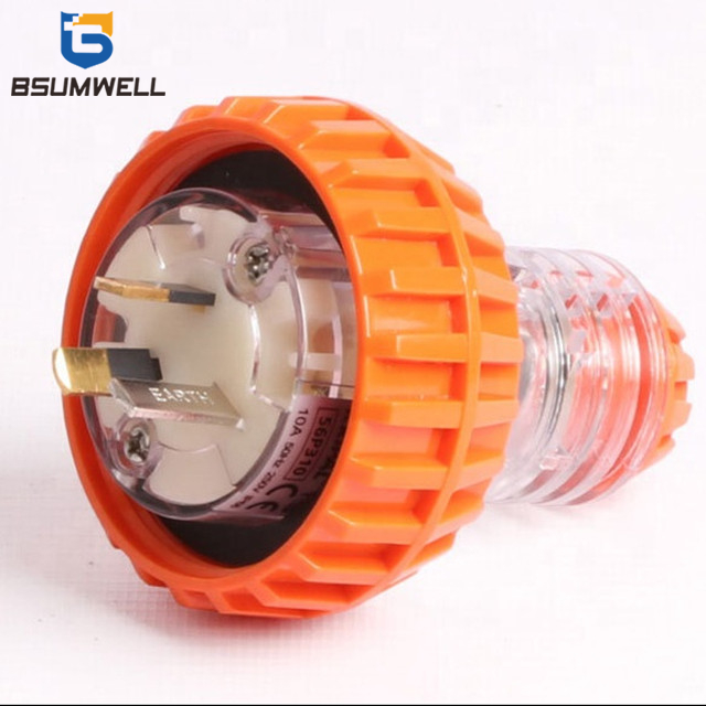 Australia Standard 56P315 3 pin 250V 15A 16a 15 amp waterproof industrial plug with CE Approval